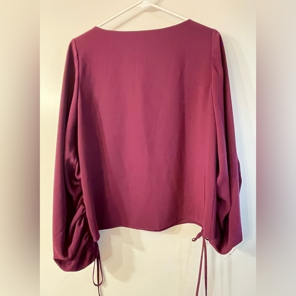 Anna Cate Amelia top plum size S - Picture 2 of 6